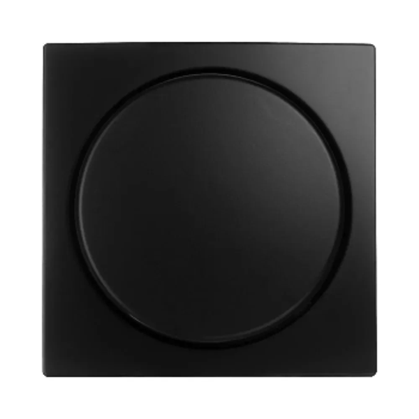Ion afdekplaat dimmerknop - V1/J1 mat zwart