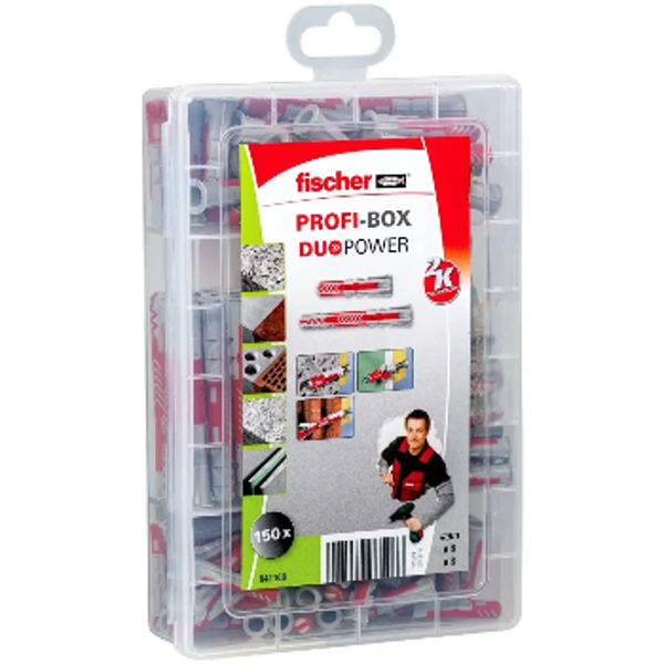 Fischer duopower plug assortimentbox - 150-delig