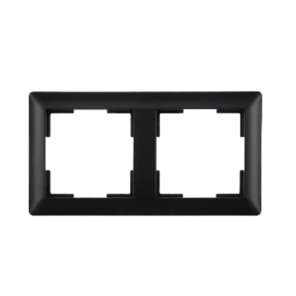 Ion afdekraam 2V - J1 mat zwart