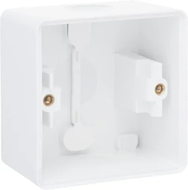Niko Hydro 1V opbouwdoos met 2x soepele ingang wit