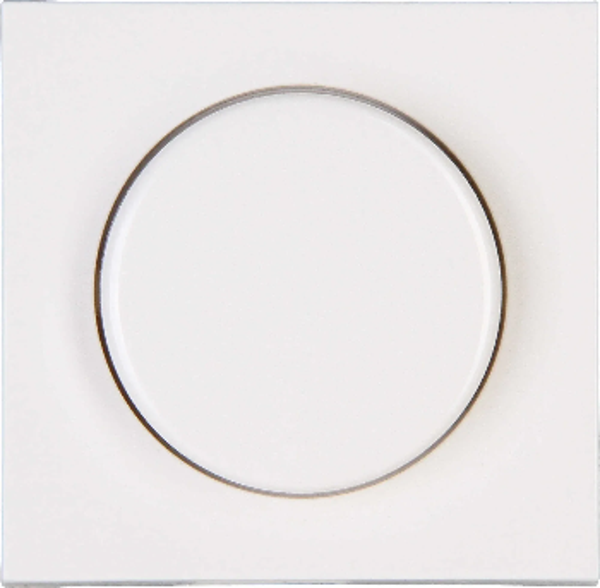 Kopp afdekplaat dimmerknop - HK07 helder wit