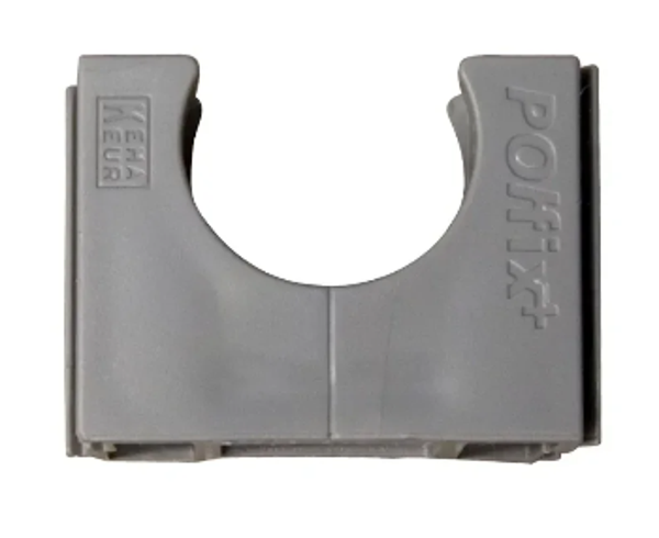Pipelife polfix klemblok 32mm donker grijs - 40 stuks