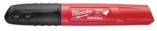 Milwaukee markeerstift beitel punt zwart