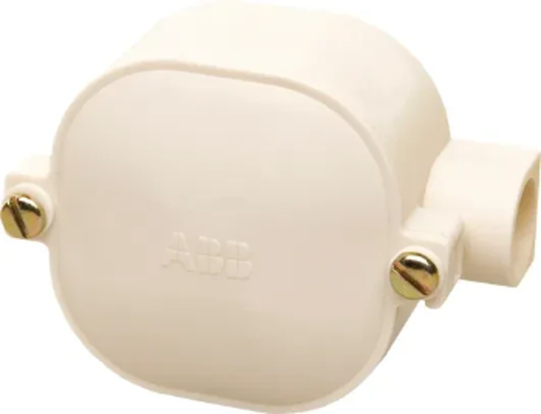 ABB einddoos 1x16mm met deksel - 10 stuks