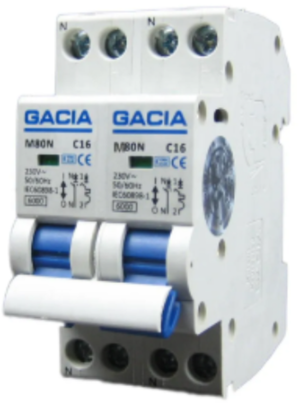 Gacia/SEP kookgroep 2xB-karak 2x1P+N