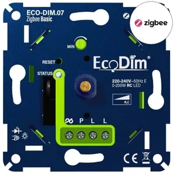 Eco zigbee led dimmer basic druk/draai 200W