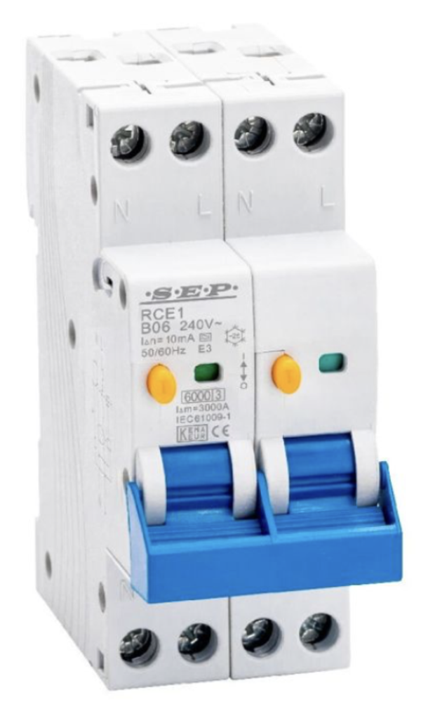 SEP aardlekautomaat kookgroep B20 2x 1P+N