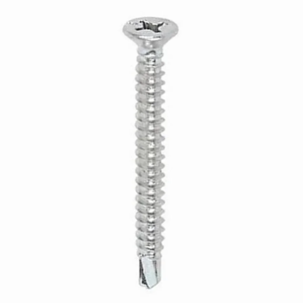 Fischer zelfborende boorschroef 3,5mm kruis platte kop verzinkt
