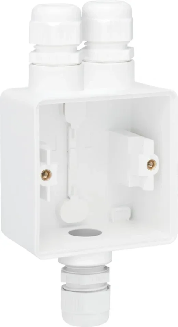 Niko Hydro 1V opbouwdoos met 3xM20 wartel wit