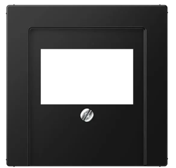 Jung afdekplaat USB/TAE 2V - A550 mat zwart