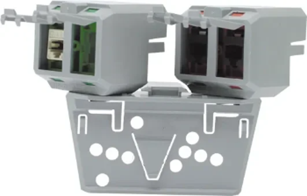 ABB dataverdeelpunt montageplaat kabeldraadgoot