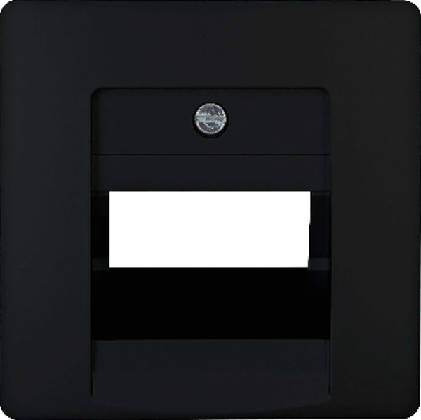 Kopp afdekplaat UAE 2V  - HK05 mat zwart