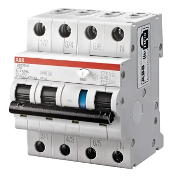 ABB aardlekautomaat B-karak 30mA 3P+N