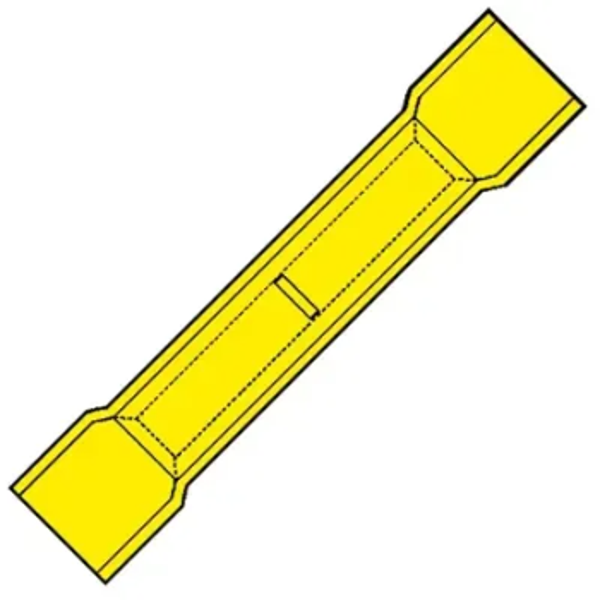 Klemko geïsoleerde stootverbinder 4-6mm² geel