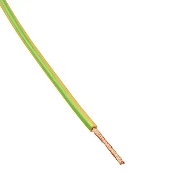 VCB montagesnoer geel/groen 2,5mm - 100 meter