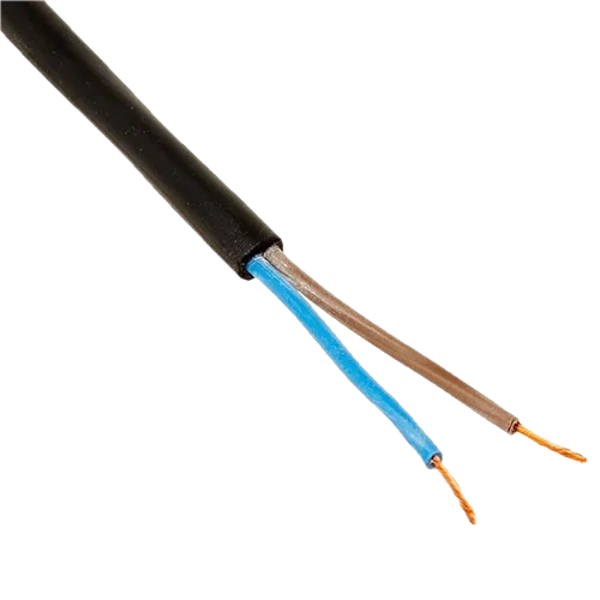 VCB neopreenkabel 2x4mm - kniplengte