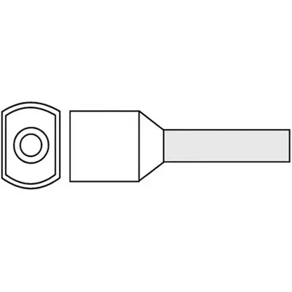 Klemko geïsoleerde adereindhuls twin 2x16mm² wit