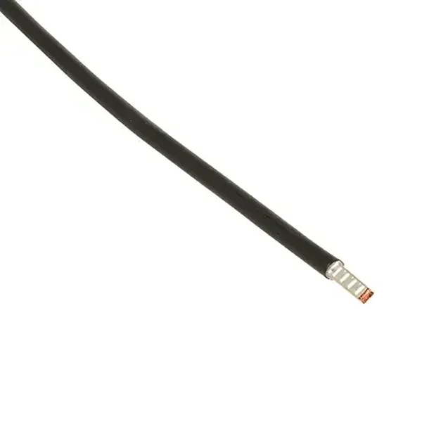 VCB ongeisol. doorverbindings snoer 6mm² - zwart