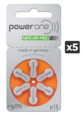 Pile 13 Power One —  Plaquette de 6 piles