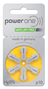 Pile 10 Power One —  Plaquette  de 6 piles