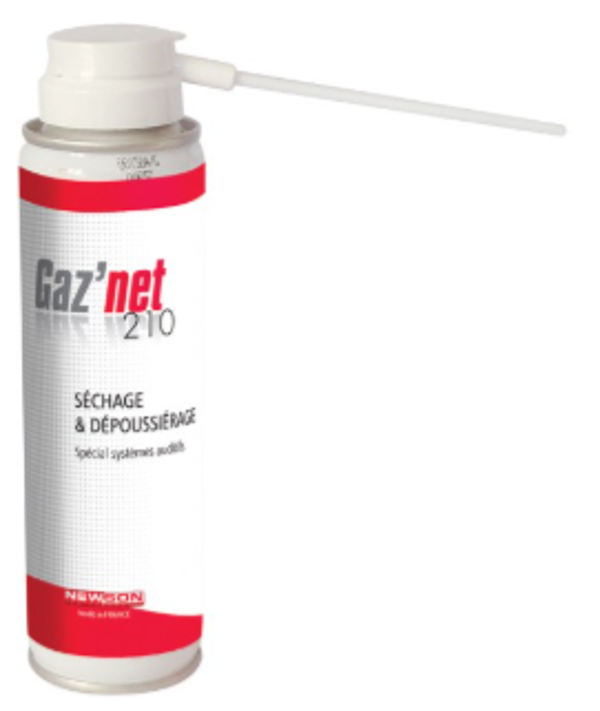 Gaz Net 210 ml – Air comprimé pour le nettoyage des appareils auditifs