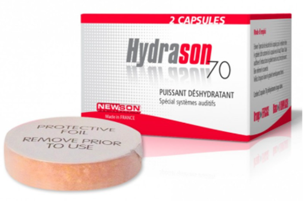 Hydrason 70 – Capsules de Séchage pour Appareils Auditifs – Format 2 Capsules