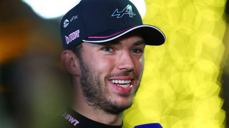 Pierre Gasly sonrriente. Foto: Fórmula 1