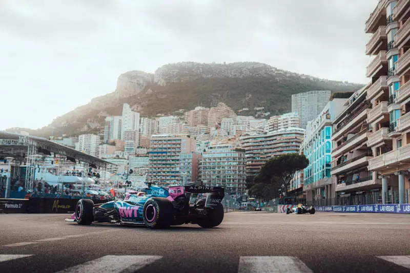Alpine en Mónaco 2026. Foto: Alpine F1 Team