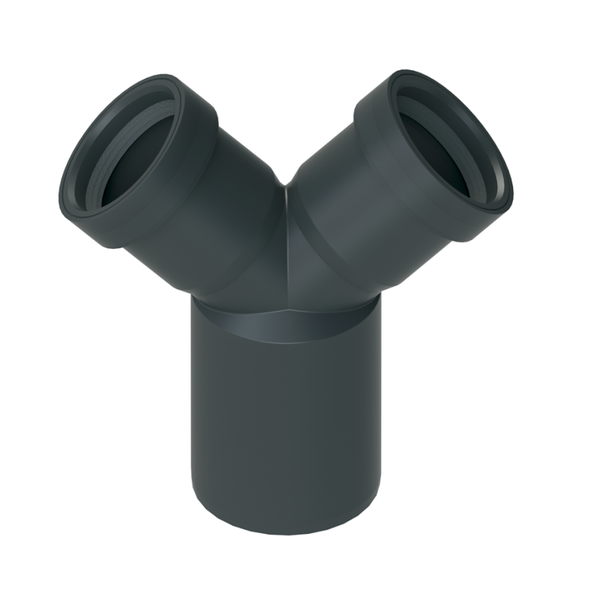 Ø100/2x60 │Hosenrohr