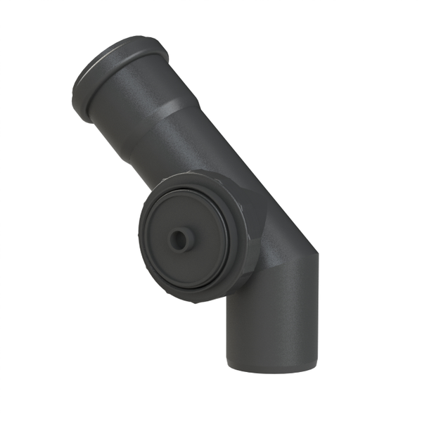 Ø100 │Revisionsbogen 45° seitl. links