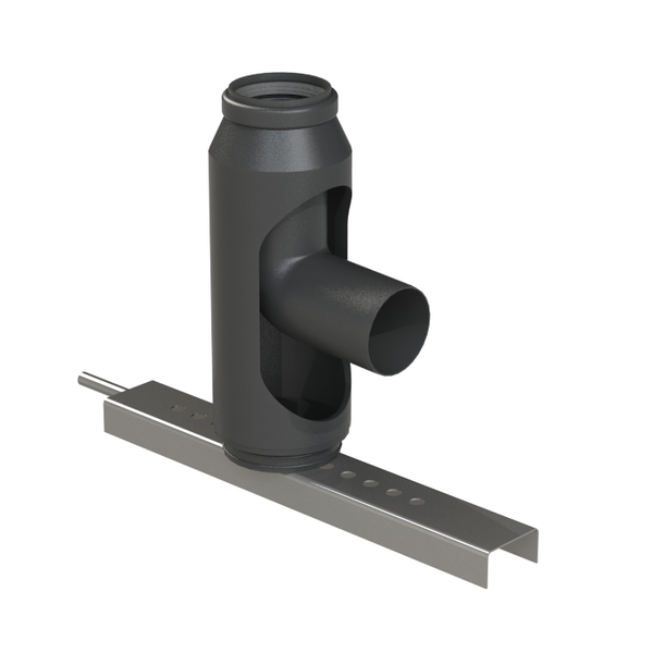 Ø125 │Stütztulpe m. Auflage+Bogen