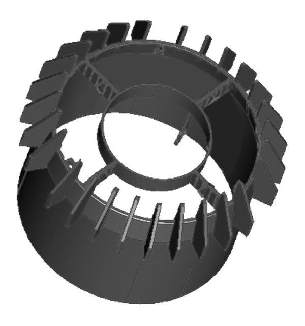 Øuniv. │Kaminplatten- verlängerung aus Kst.