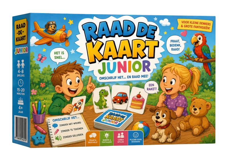 Raad de kaart Junior Binnenkort verkrijgbaar