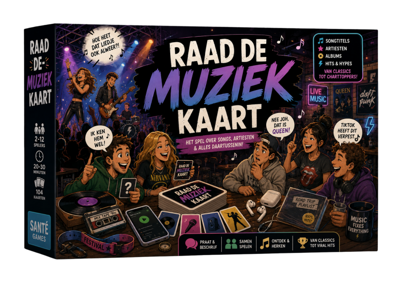 Raad de Kaart Muziek Binnenkort verkrijgbaar