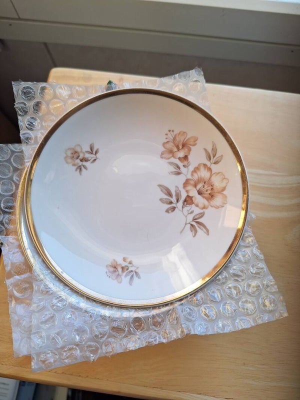 Myrna, Arabia pullalautaset, 10kpl, piippuleimalla