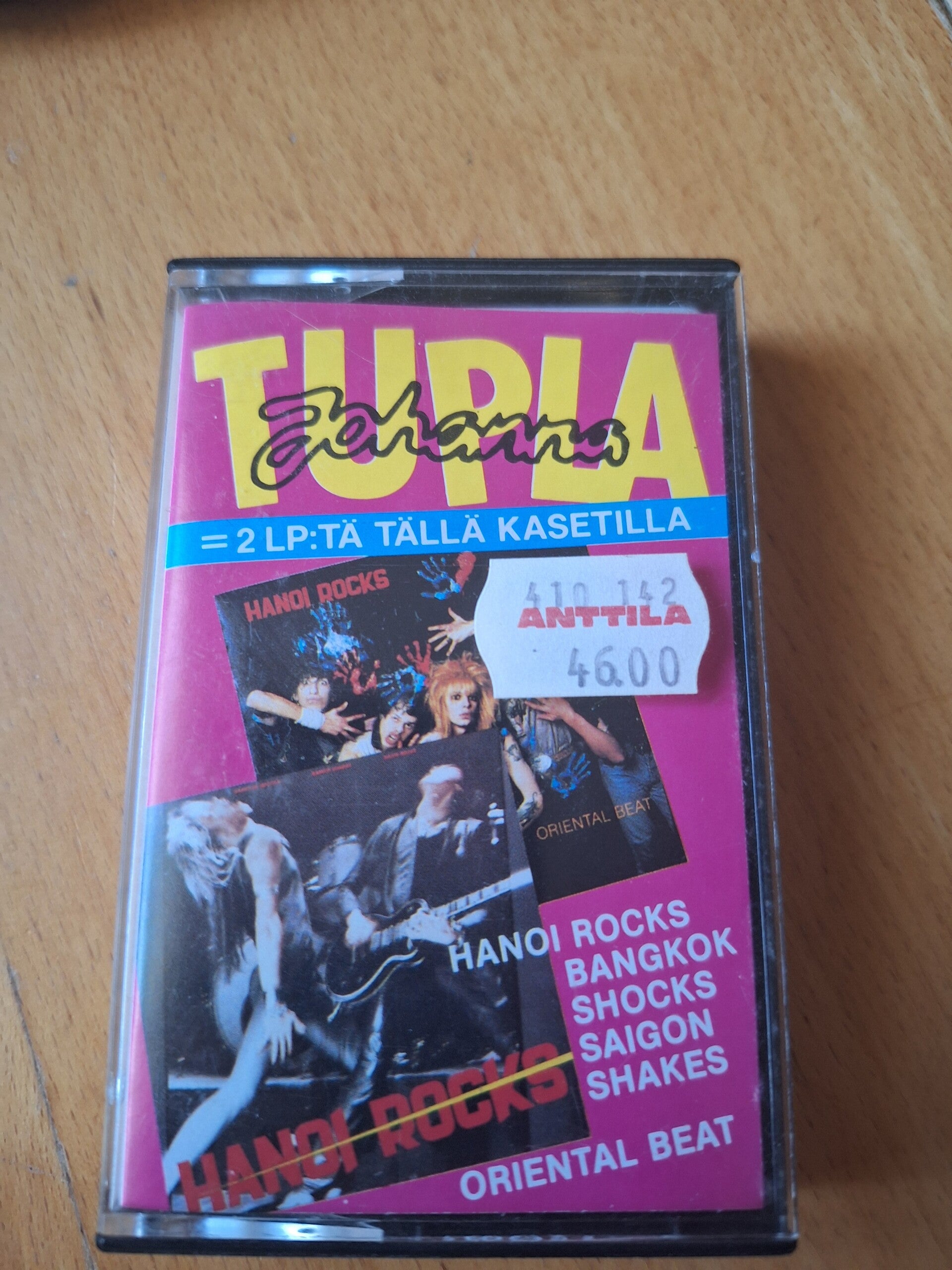 Hanoi Rocks, Bangkok Shocks Saigon Shakes/Oriental Beat. 1983. Tupla Johanna kasetti.