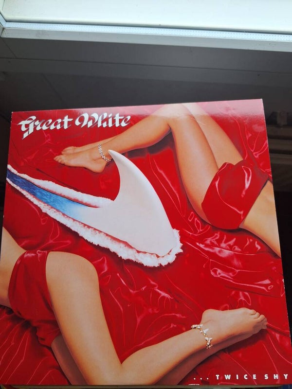 Great White - ...Twice Shy 1989. Vinyyli/lp. (VG+) (harvinaisempi)