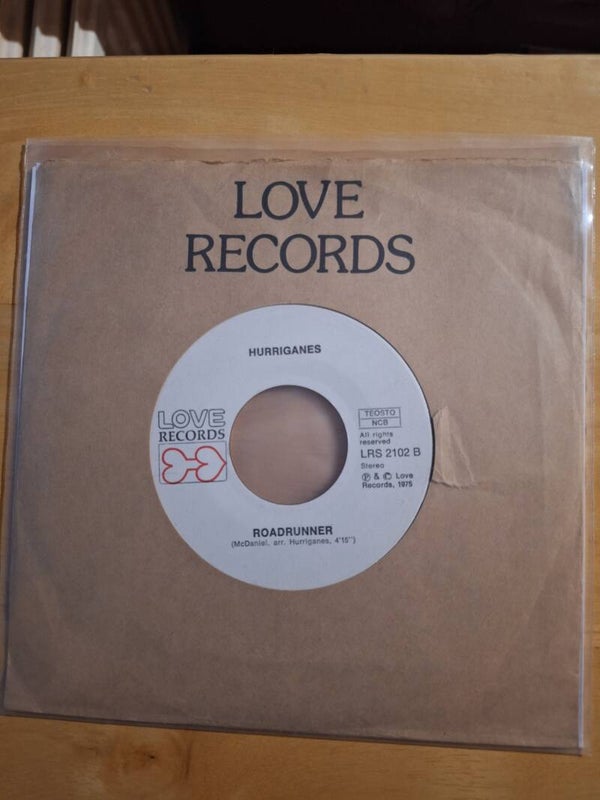 Hurriganes - Roadrunner/ I will stay. 1975 (VG+)