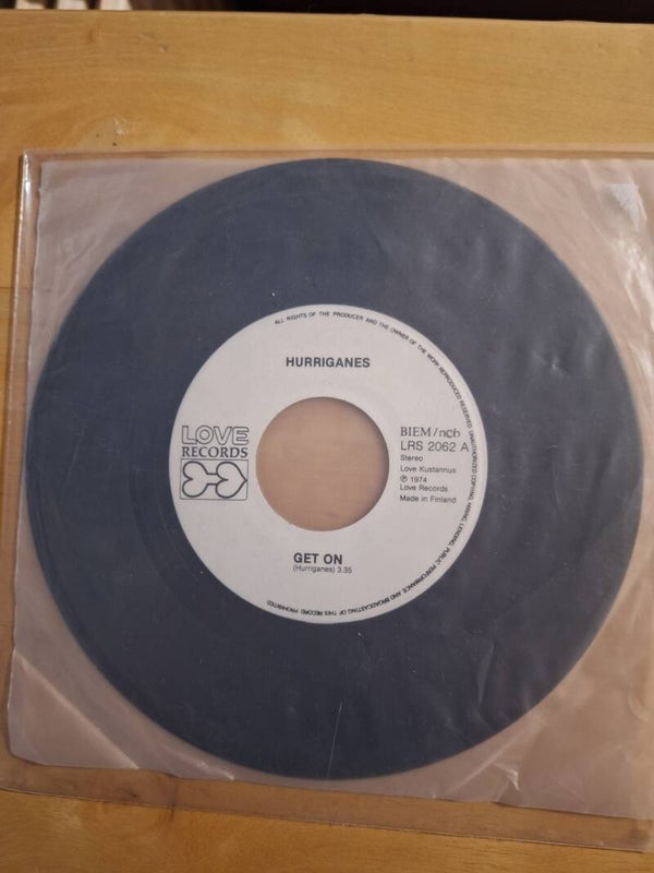 Hurriganes - Get on/Mister X. 1974 (VG+)