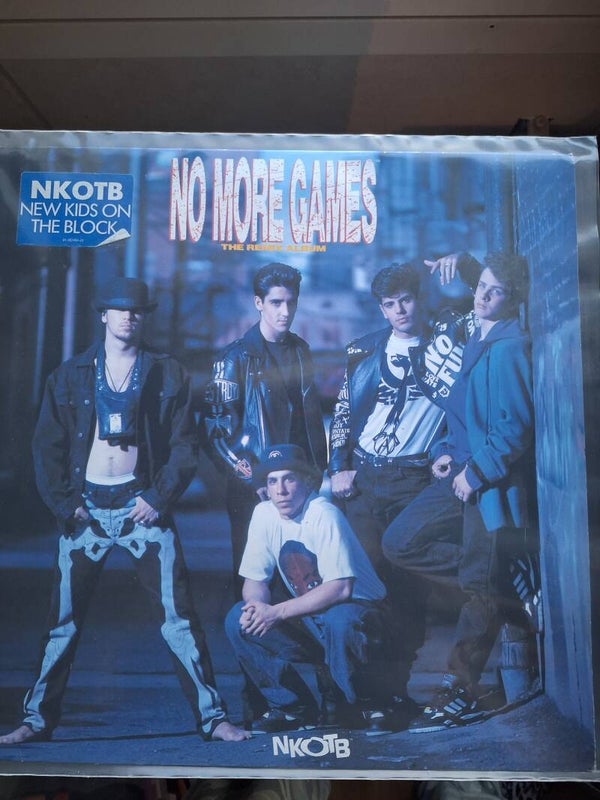New kids on the block - No more games. 1990. Vinyyli (VG+)