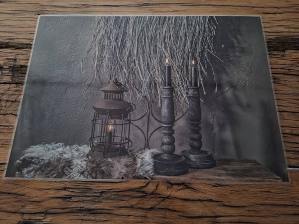 Placemat (lantaarn & kaarsjes)
