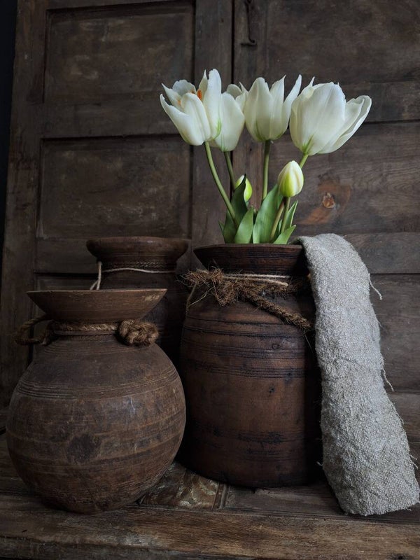 Real touch open tulpen  3 stengels