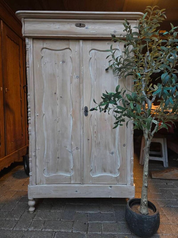 Biedermeier meidenkast Whitewash