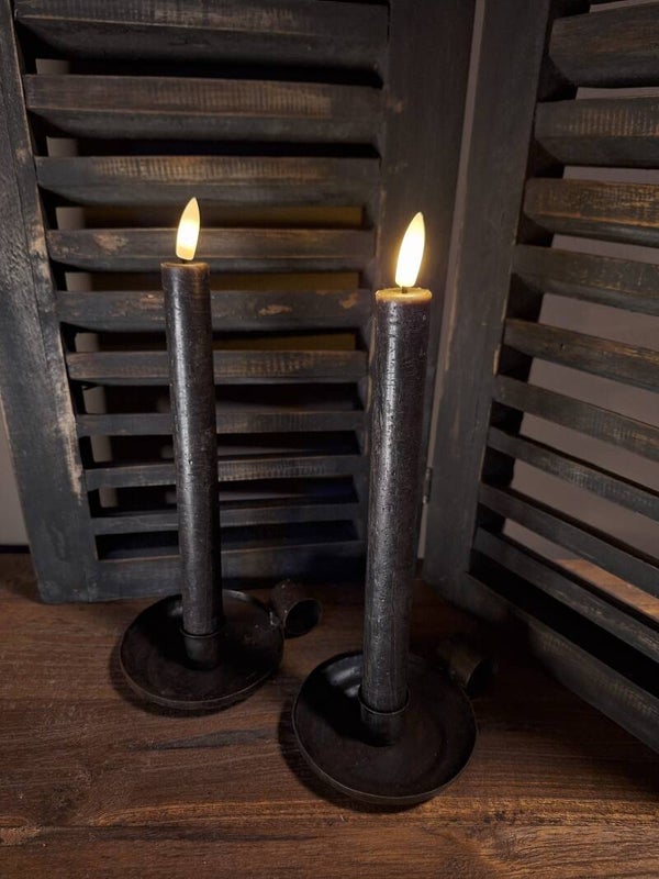 Bruine kaarsenstaanders