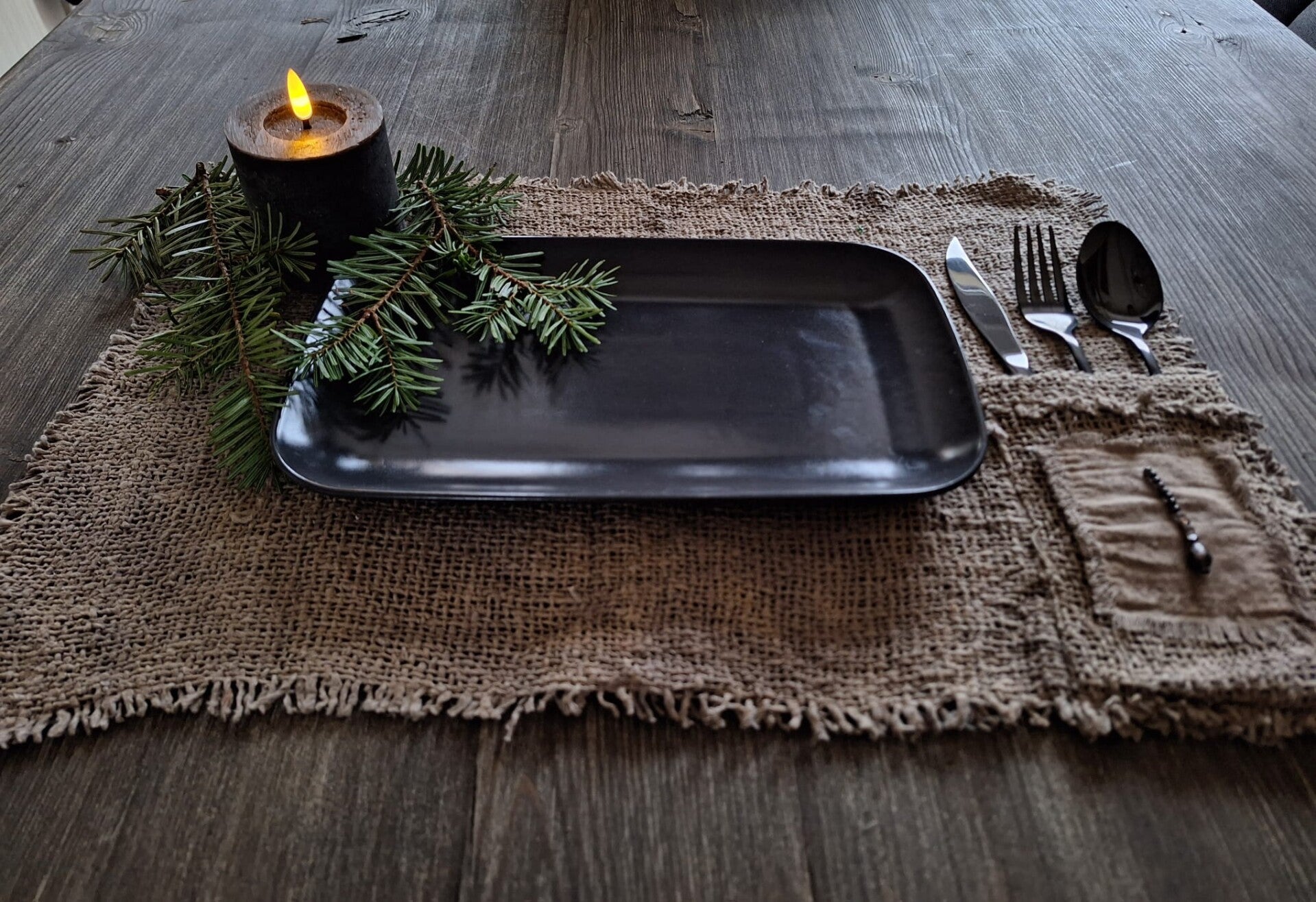Oud shabby/ jutte placemats