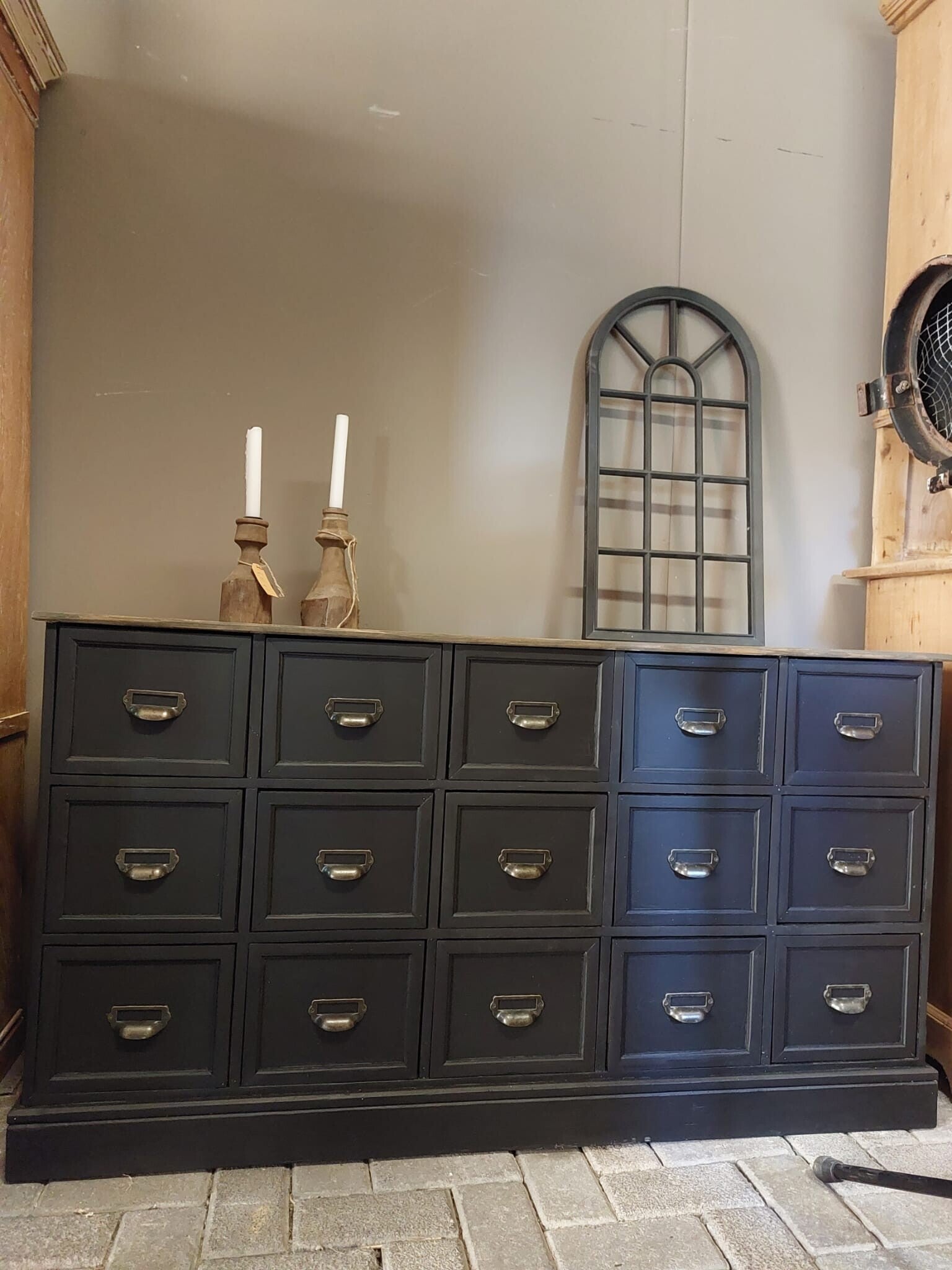 Landelijke ladenkast