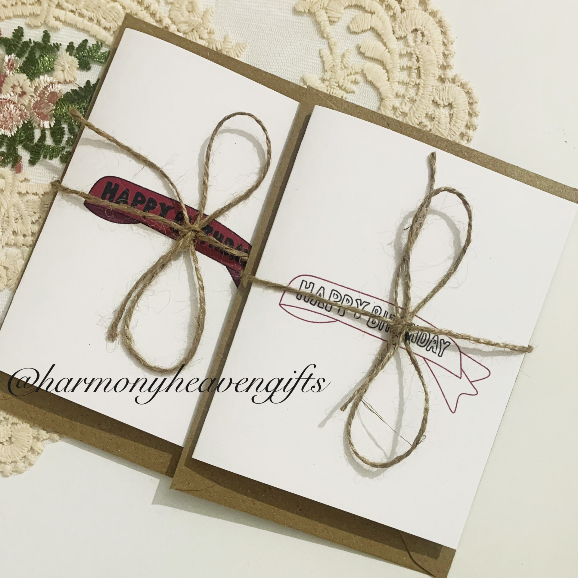 Ribbon Birthday Card