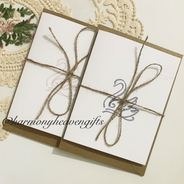 Swan Greeting Card