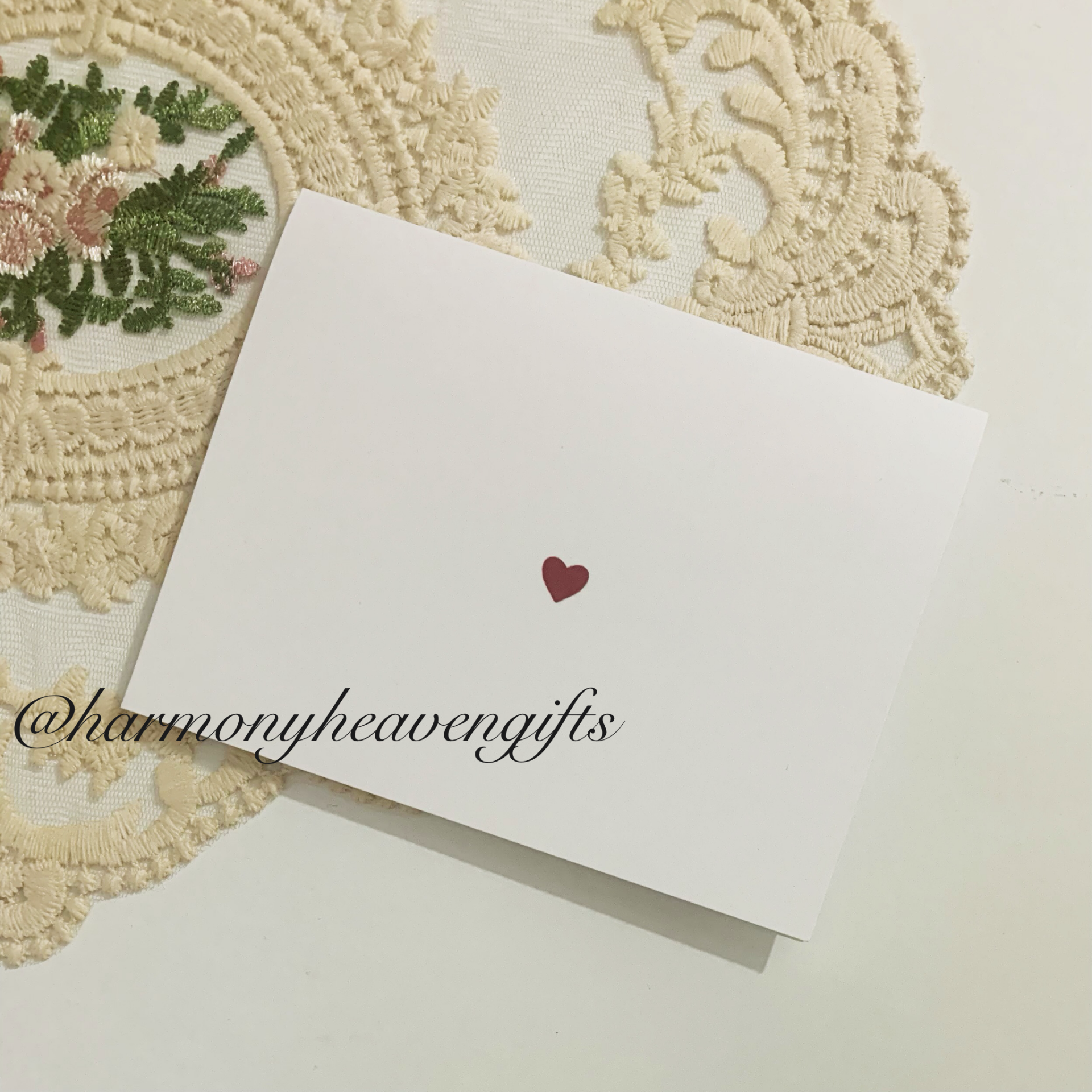 Classic Red Heart Romantic Card