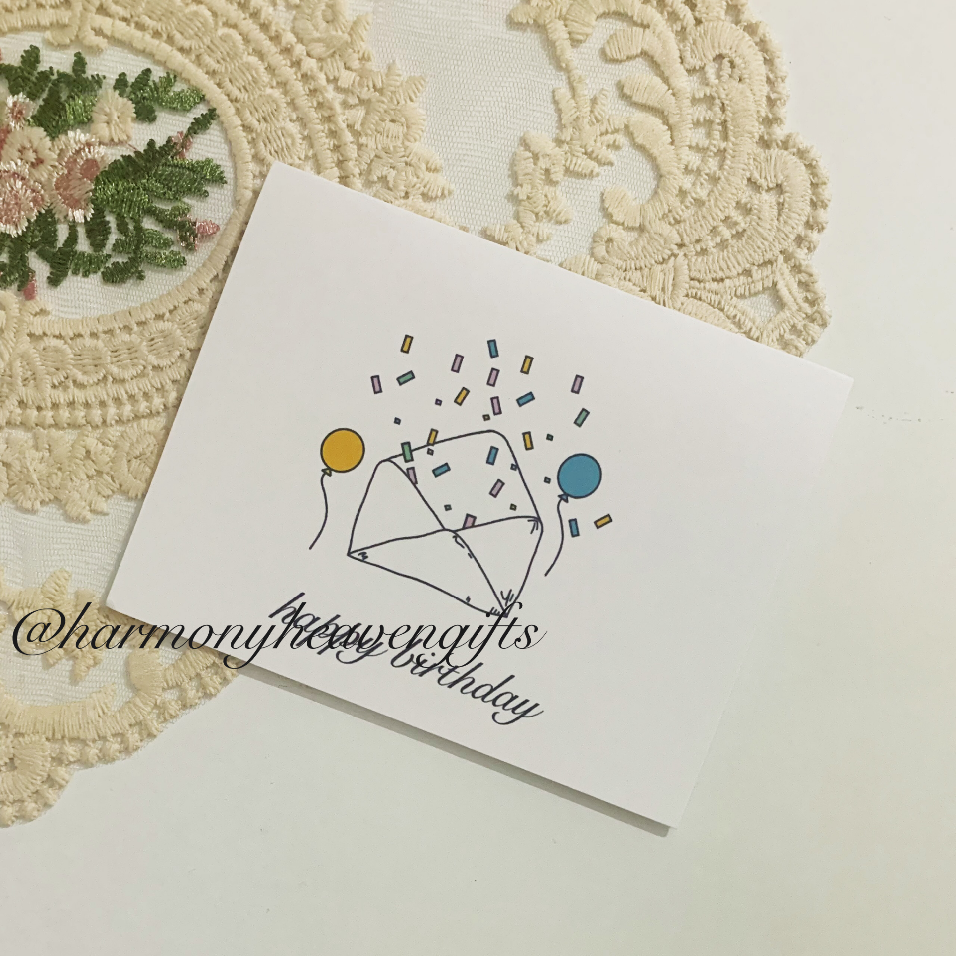 Happy Birthday Envelope Birthday Card